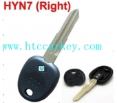 Hyundai Transponder key shell without chip Right key Blade
