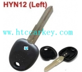 Hyundai Transponder key shell without chip Left key Blade