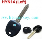 Hyundai Transponder key shell without chip Left key Blade