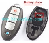 Infiniti 2+1 Button Smart Remote Key Shell (Top Frame)