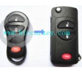 Jee/C-hrys/Dodg 2+1 Button Modified Remote Key Shell