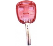Lexus 3 Button Remote Key Shell Short Blade Red Color (without Logo)