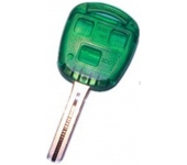 Lexus 3 Button Remote Key Shell Short Blade Green Color (without Logo)