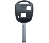 Lexus 2 Button Remote Key Shell Short Blade (without Logo)