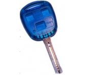 Lexus 3 Button Remote Key Shell Short Blade Blue Color (without Logo)
