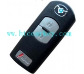 Mazda 2+1 Button (with Hold) Smart Card Remote Shell