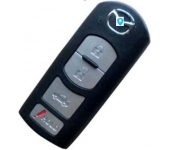 Mazda 3+1 Button Smart Card Remote Shell