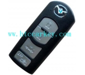Mazda 4 Button ( with Off) Smart Card Remote Shell
