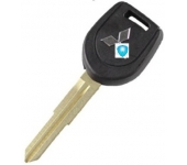 Mitsubishi Transponder Key Shell Without Chip Right Side (Silver Logo)
