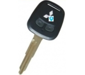 Mitsubishi 2 Button Remote Key Shell Right Side (With Logo)