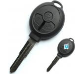 Mitsubishi 2+1 Button Remote Key Shell 