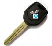 Mitsubishi Transponder Key With ID 46 Locked Chip Left Side (Silver Logo)