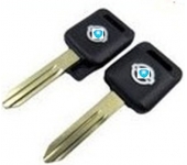 Nissan Transponder Key Shell Without Chip (Silver Logo)