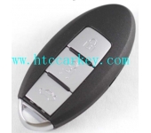 Nissan 3 Button Smart Remote Shell With Emergency Blade (Without Logo)