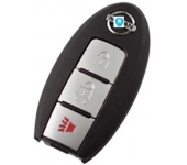 Nissan 2+1 Button Smart Remote Shell Without Emergency Blade 