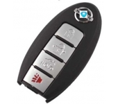 Nissan 3+1 Button Smart Remote Shell Without Emergency Blade 