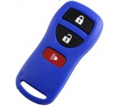 Nissan 3 Button Remote Case Blue Color