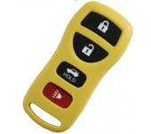 Nissan 4 Button Remote Case Yellow Color
