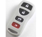 Nissan 3 Button Remote Case White Color