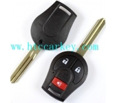 Nissan 2+1 Button Remote Key Shell
