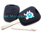 Peugeot 307 2 Button Remote Key Shell Without Groove (with logo)