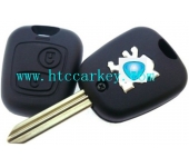 Peugeot 2 Button Remote Key Shell (with logo)