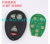 Buick 3+1 Button Remote Control 315MHZ  FCC:L2C0007T