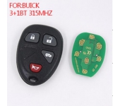 Buick 3+1 Button Remote Control 315MHZ 