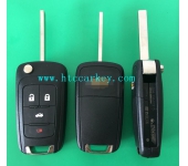 Chevrolet 3+1 Button Flip Remote 315MHZ , ID46 Chip ,FCC ID:OHT01060512