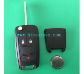 Chevrolet 2+1 Button Flip Remote 315MHZ , ID46 Chip ,FCC ID:OHT01060512