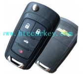 Chevrolet 3+1 Button Flip Remote 315MHZ ID46 Chip,FCC ID:OHT01060512