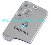 Renault Laguna 3 Button Smart Card Remote Shell 