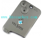 Renault Velsatis 2 Button Smart Card Remote Shell 