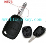 Renault 2 Button Remote Key Shell 