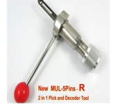 New MUL-5Pins-R 2 in 1 pick and Decoder Tool（R-UP)