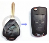 Toyota 3 Button Flip Remote Key Shell