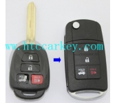 Toyota 4 Button Flip Remote Key Shell