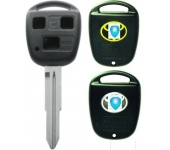 Toyota 3 Button Remote Key Shell (Golden and Silver logo)