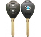 Toyota 2 Button Corolla Remote Key Shell (With logo)