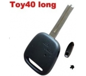 Toyota 1 Side Button Remote Key Shell (With logo)