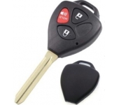 Toyota 4 Button Remote Key Shell USA Style (Without logo)