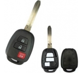 Toyota 2+1 Button Remote Key Shell New Style With Panic