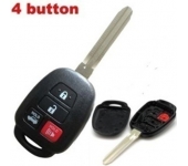 Toyota 4 Button Remote Key Shell New Style