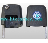 Volkswagen Flip Key Head Square With ID48 Chip (With logo)