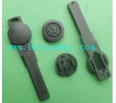 VW Plastic Key Blade With Chip Hole